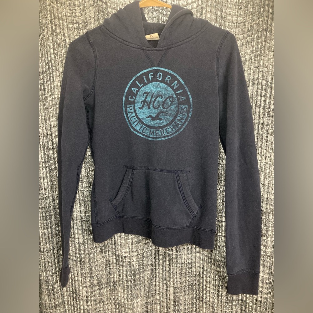 Hollister Navy Blue Women's Hoodie